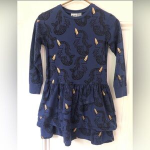 Minti Melbourne kids ruffle dress with unicorn mermaids 6